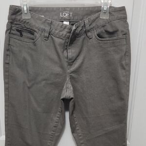 LOFT Charcoal Casual Trousers